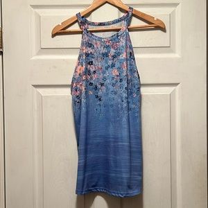 Floral Halter Tank